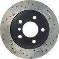 Centric Parts Sport Cross Drilled Brake Rotor, 128.34097L 128.34097L